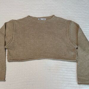 Zara Beige Knit Sweater
